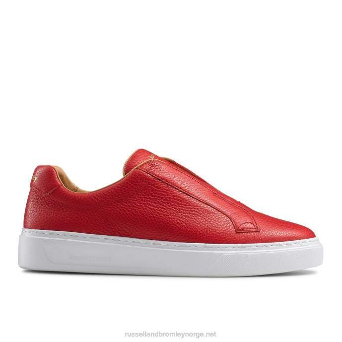 Russell And Bromley DTF425 menn slipway sneaker uten snøre rød